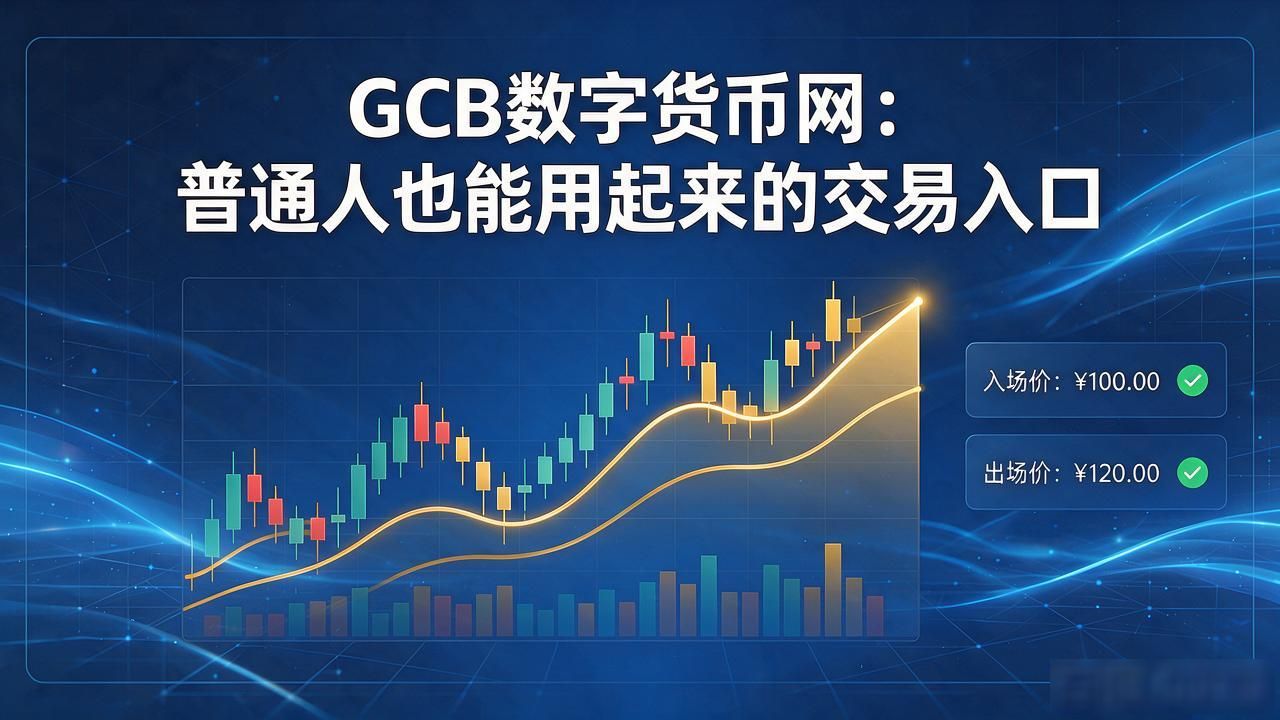 GCB数字货币网：普通人也能用起来的交易入口