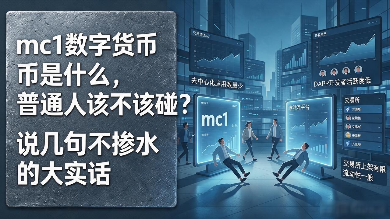 mc1数字货币是什么，普通人该不该碰？说几句不掺水的大实话