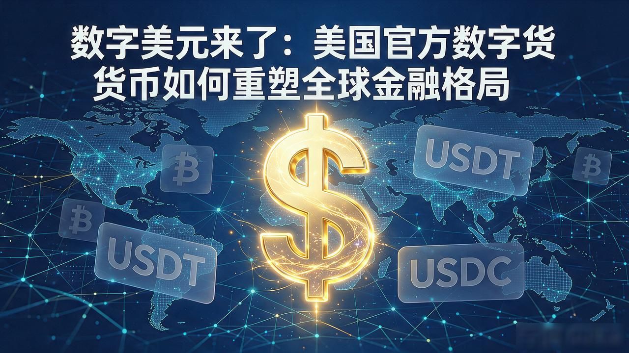 数字美元来了：美国官方数字货币如何重塑全球金融格局