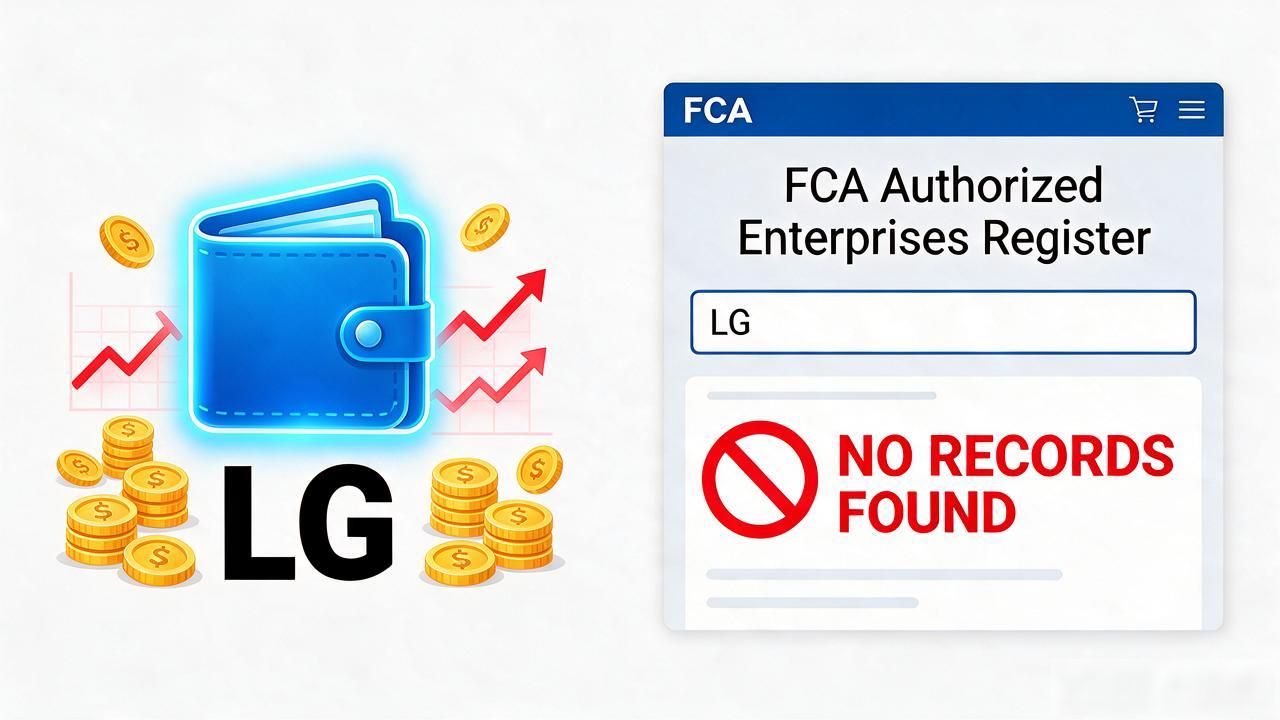 英国LG数字货币到底靠不靠谱？FCA名单一查全露馅，别再交智商税