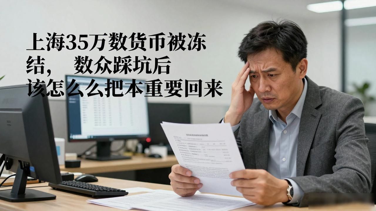 上海35万数字货币被冻结，散户踩坑后该怎么把本钱要回来