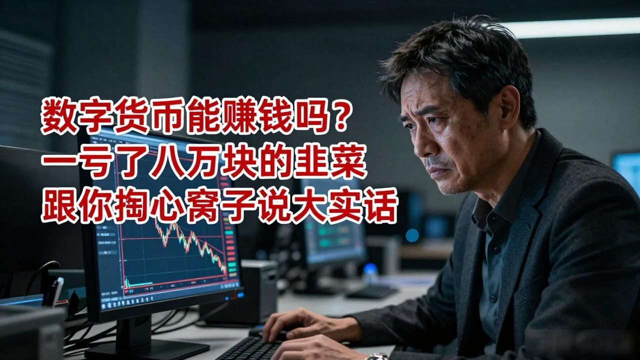 数字货币能赚钱吗？一个亏了八万块的老韭菜跟你掏心窝子说大实话