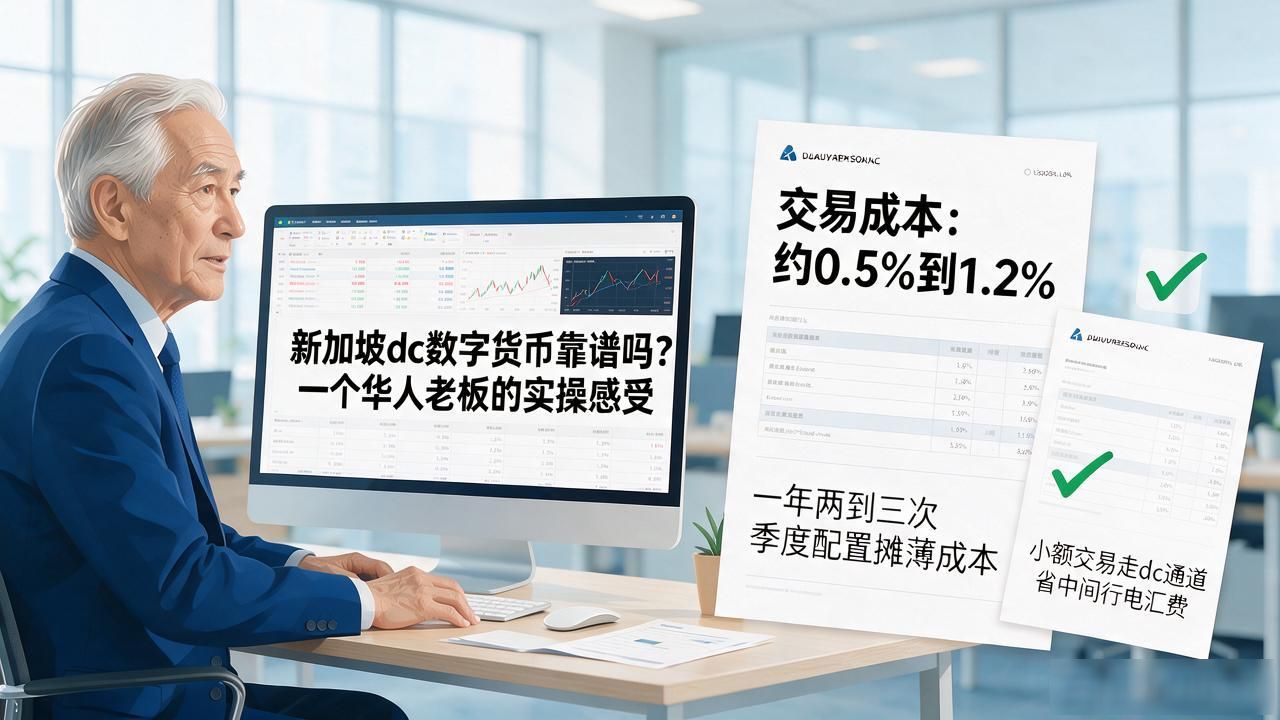 新加坡dc数字货币靠谱吗？一个华人老板的实操感受