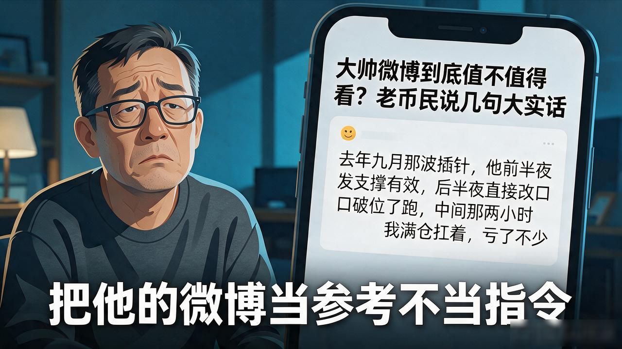 大帅微博到底值不值得看？老币民说几句大实话