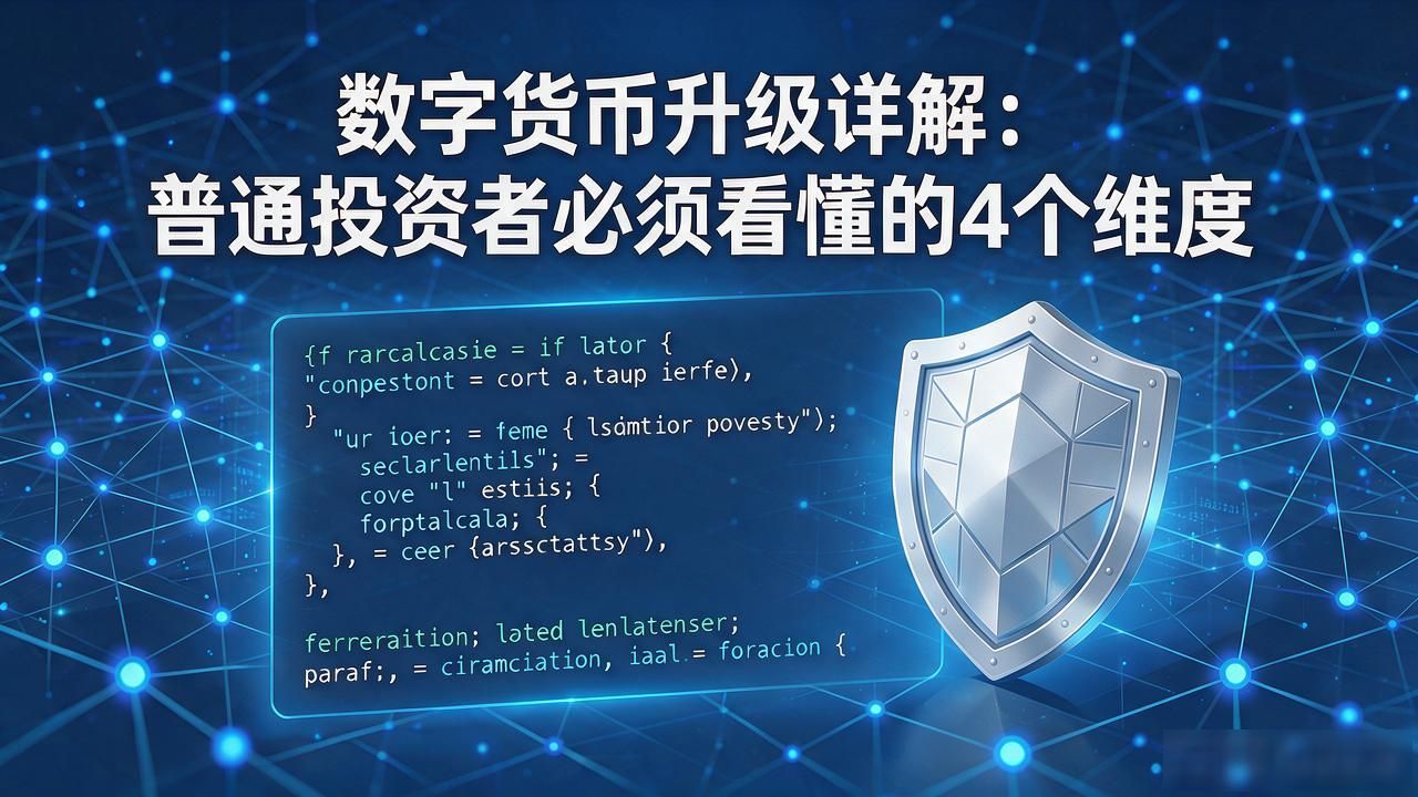 数字货币升级详解：普通投资者必须看懂的4个维度