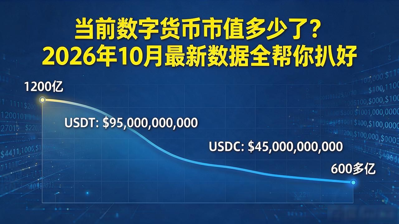 当前数字货币市值多少了？2026年10月最新数据全帮你扒好