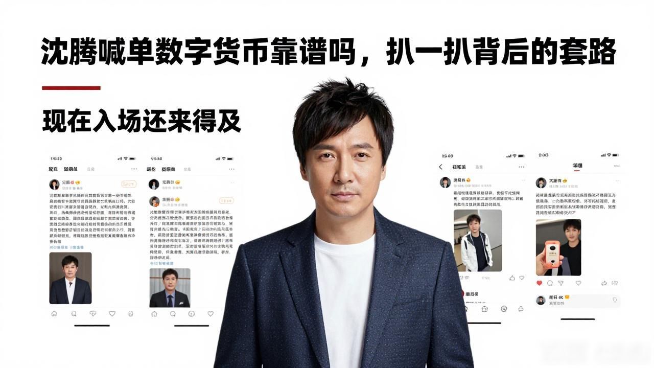 沈腾喊单数字货币是真是假_沈腾喊单数字货币_AI换脸明星荐币骗局拆解