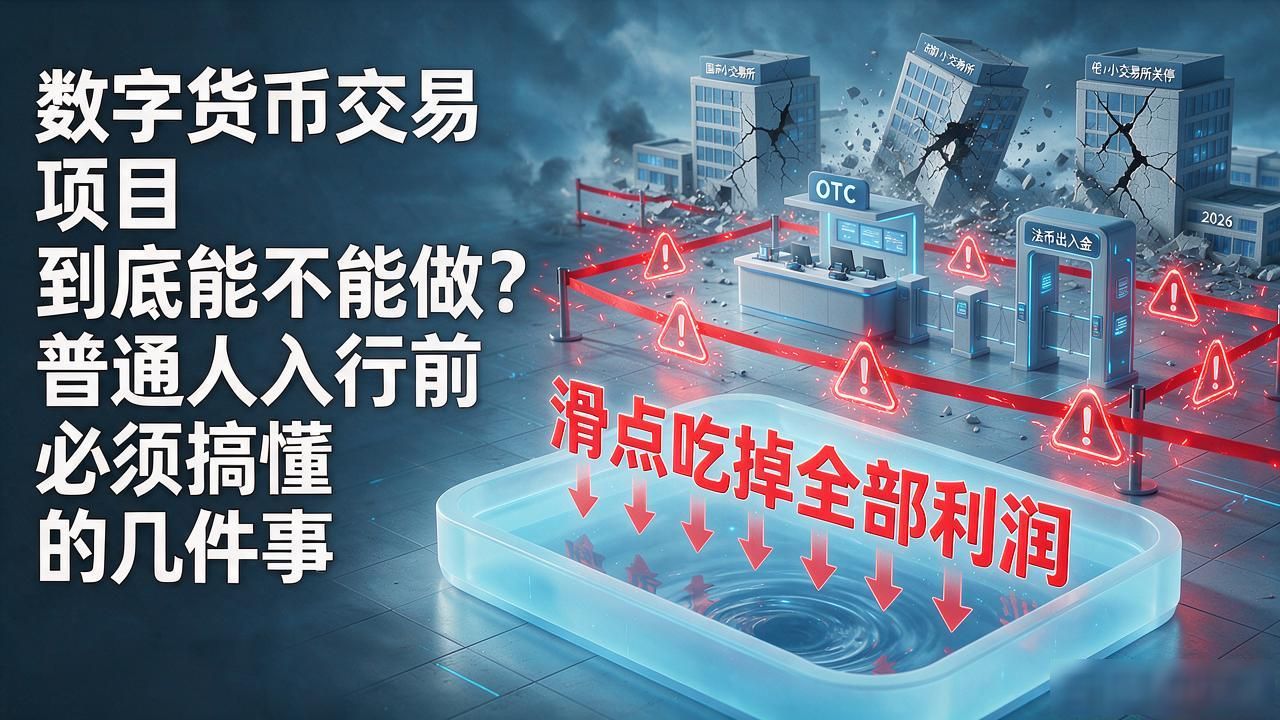 数字货币交易项目到底能不能做？普通人入行前必须搞懂的几件事