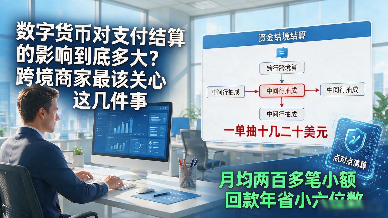 数字货币对支付结算的影响到底多大？跨境商家最该关心这几件事