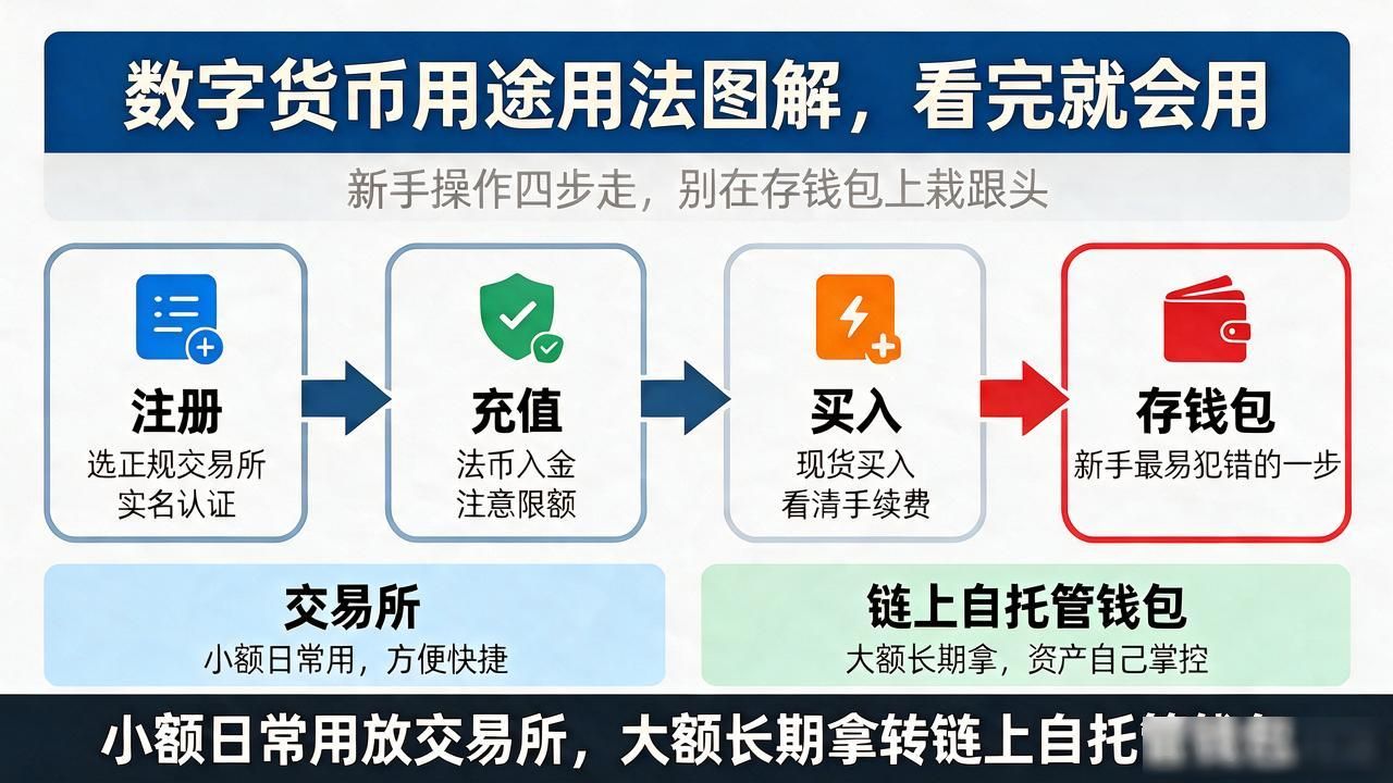数字货币用途用法图解，看完就会用