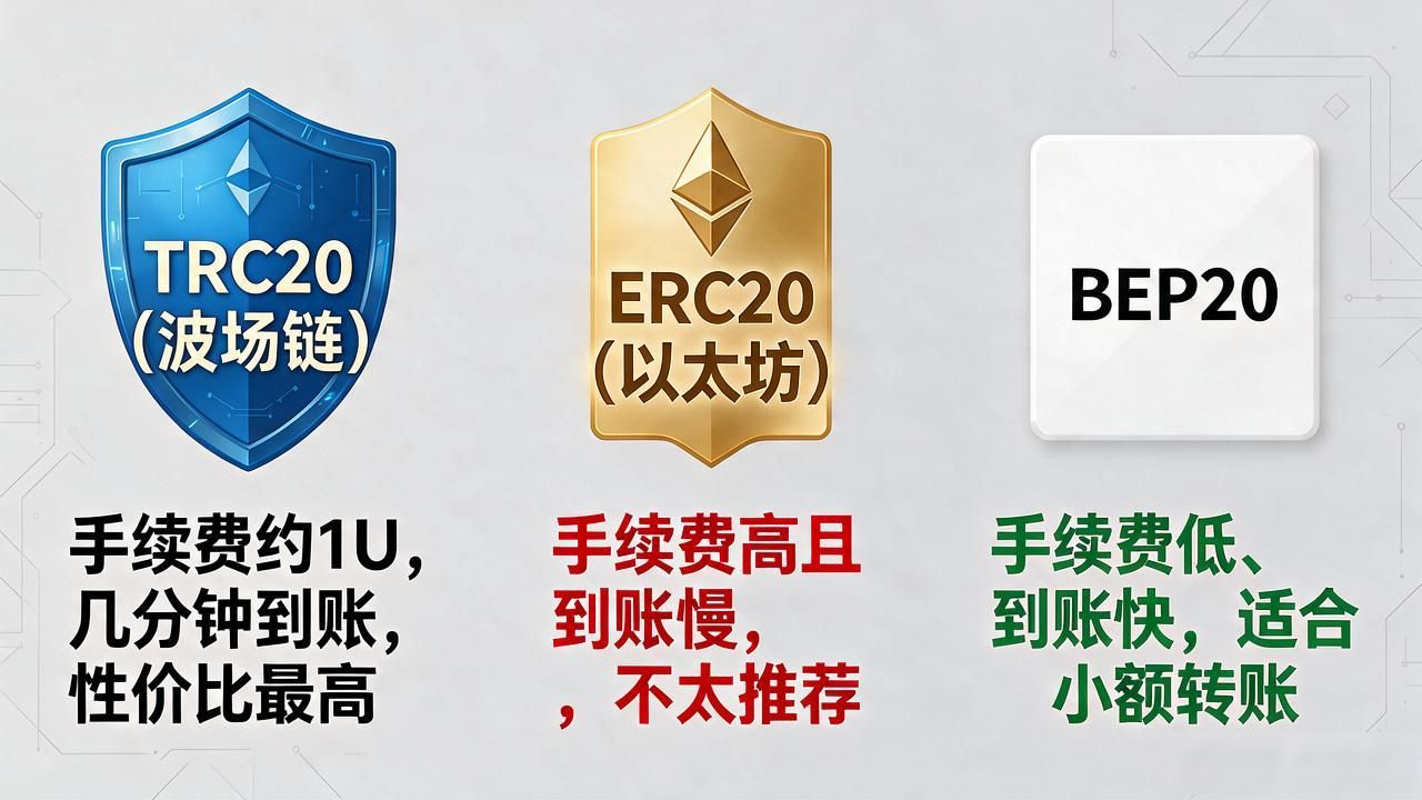 imtoken收usdt选什么网络？90%的人选TRC20就对了
