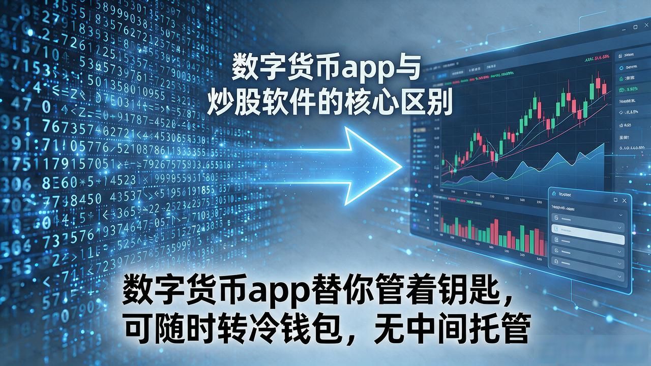 数字货币app的意思你搞清楚了吗？它跟炒股软件真不是一回事