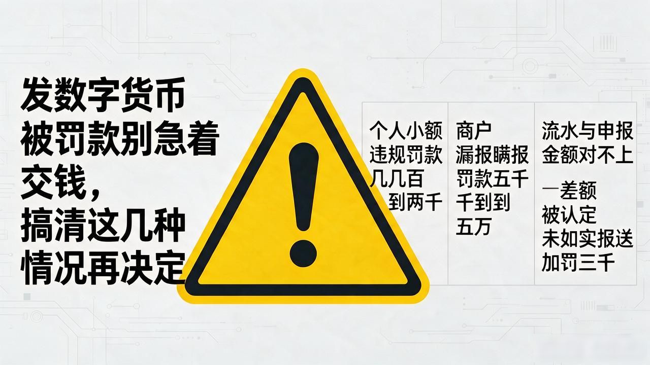 发数字货币被罚款别急着交钱，搞清这几种情况再决定