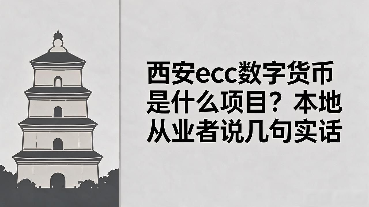 西安ecc数字货币是什么项目？本地从业者说几句实话