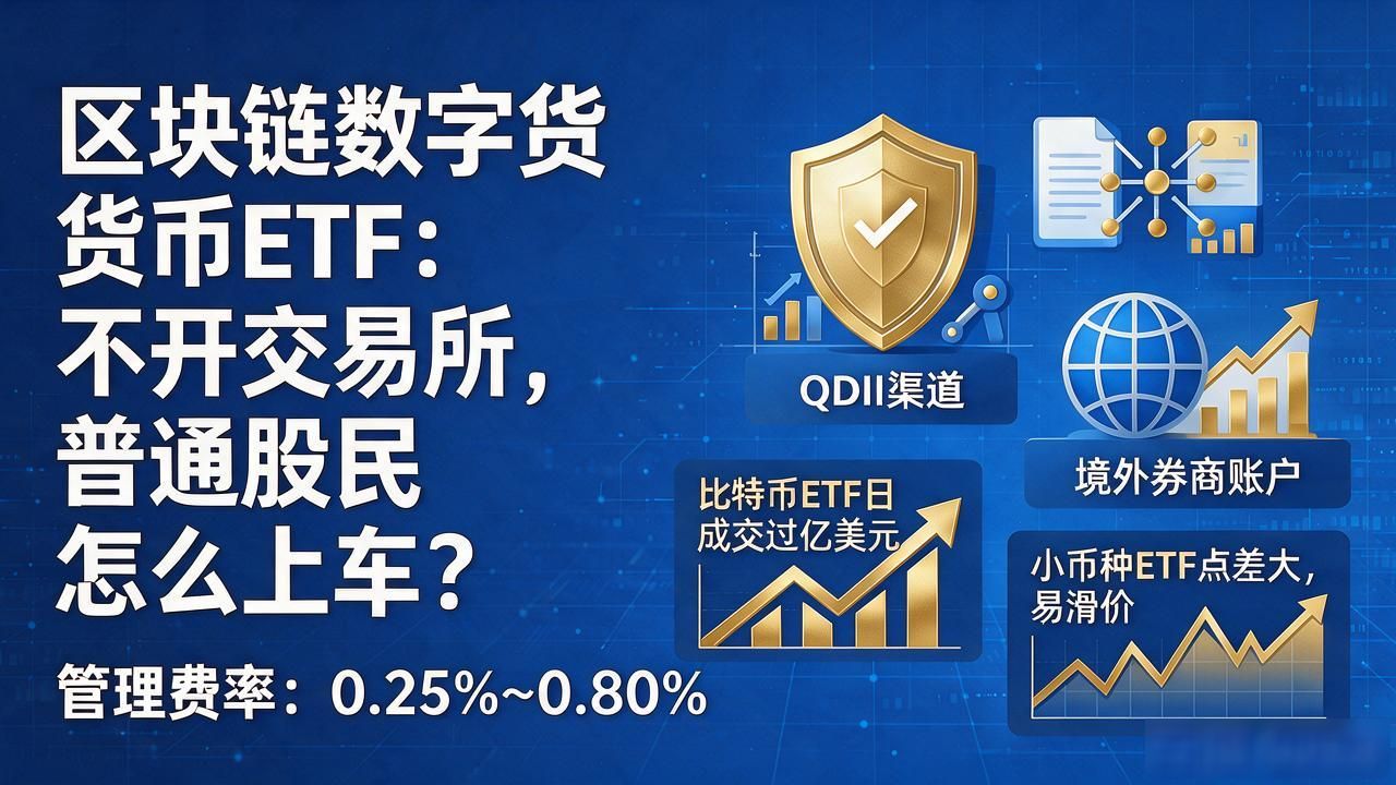 区块链数字货币ETF：不开交易所，普通股民怎么上车？