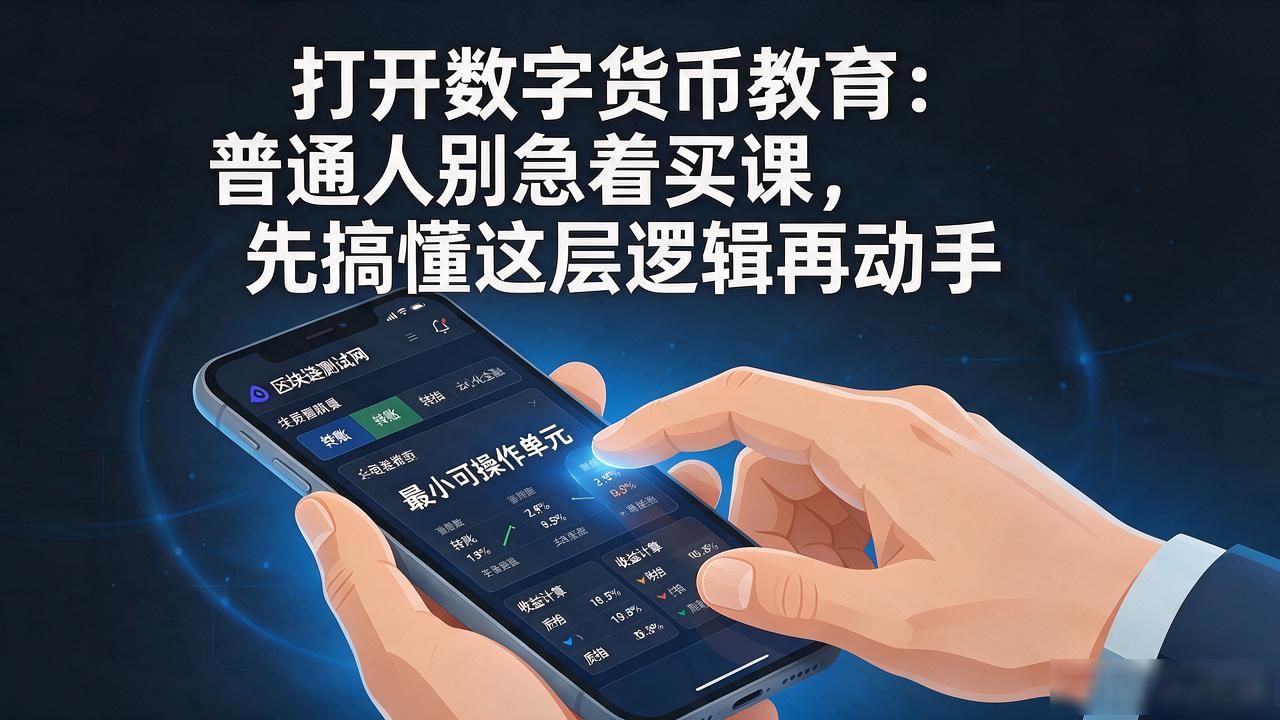 从价值流动切入学习数字货币_数字货币教育认知框架搭建_打开数字货币教育