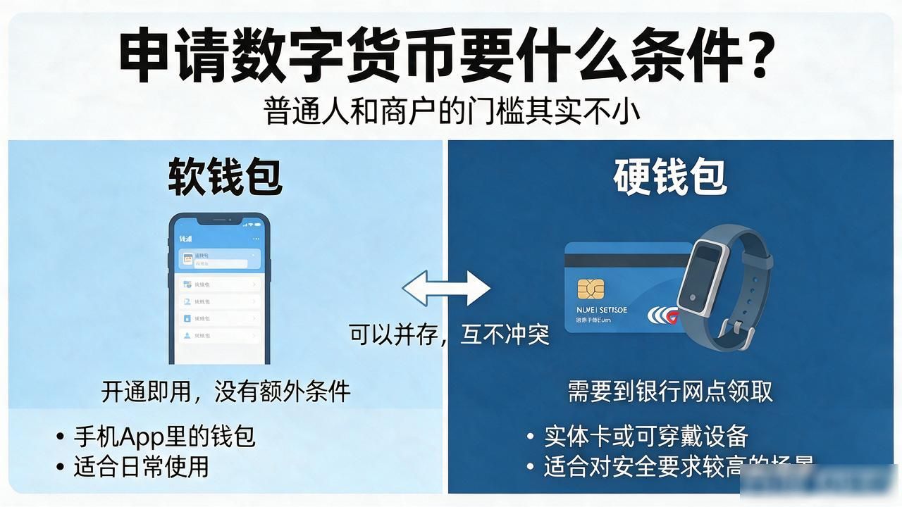 申请数字货币要什么条件？普通人和商户的门槛其实不小