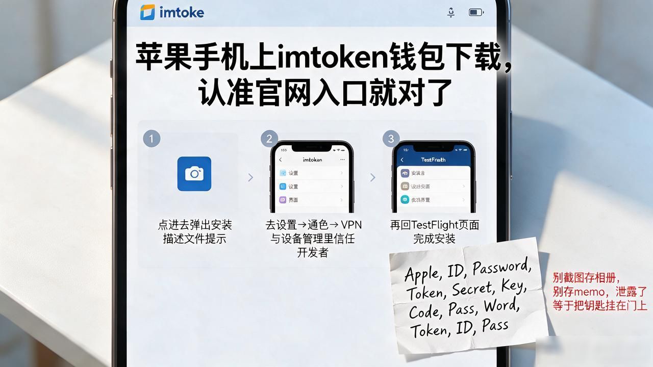 imtoken苹果版国区App Store搜不到怎么下载_imtoken官网苹果钱包_imtoken iOS版TestFlight安装教程